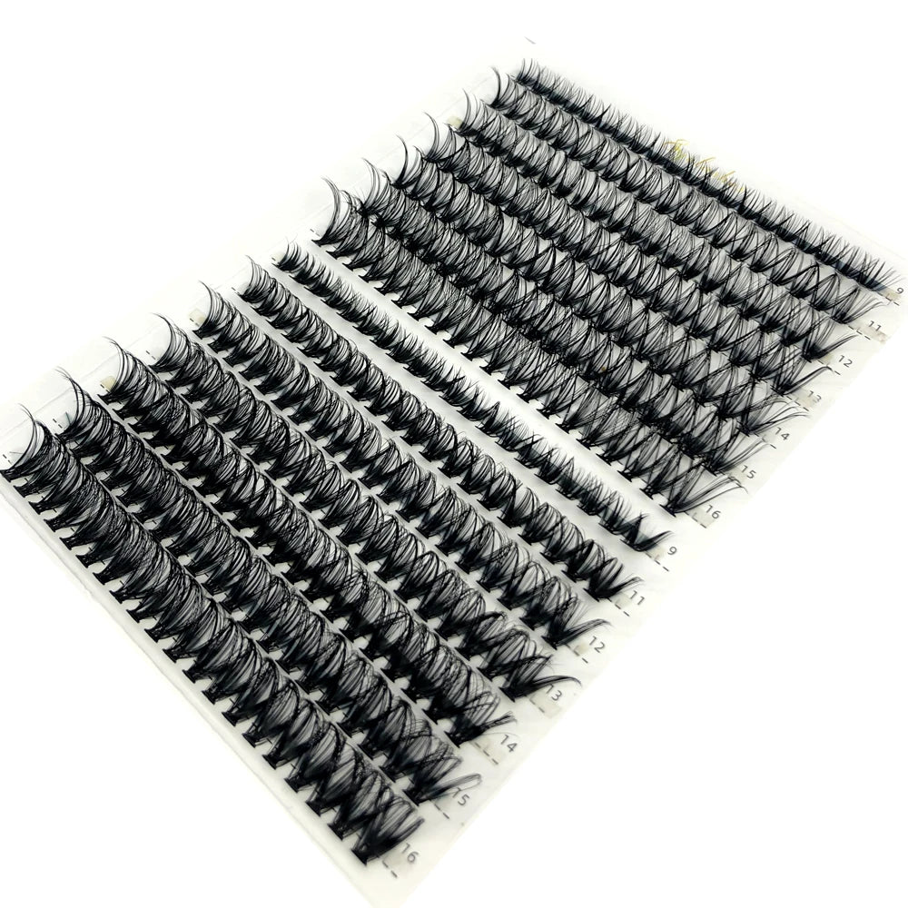 AMSDCN 100/280 clusters 30D 40D 60D 80D curly eyelashes naturally soft DIY makeup false eyelashes