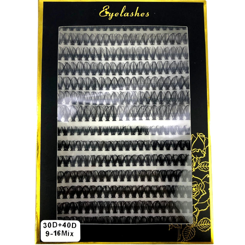 AMSDCN 100/280 clusters 30D 40D 60D 80D curly eyelashes naturally soft DIY makeup false eyelashes