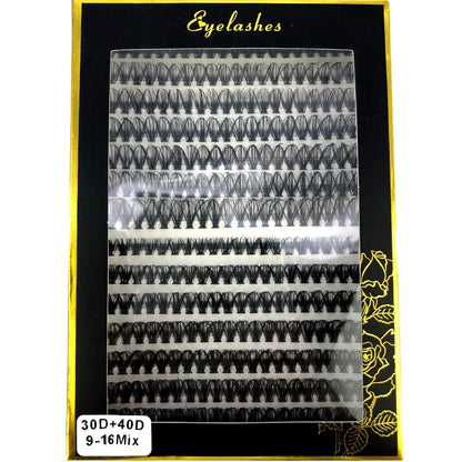 AMSDCN 100/280 clusters 30D 40D 60D 80D curly eyelashes naturally soft DIY makeup false eyelashes