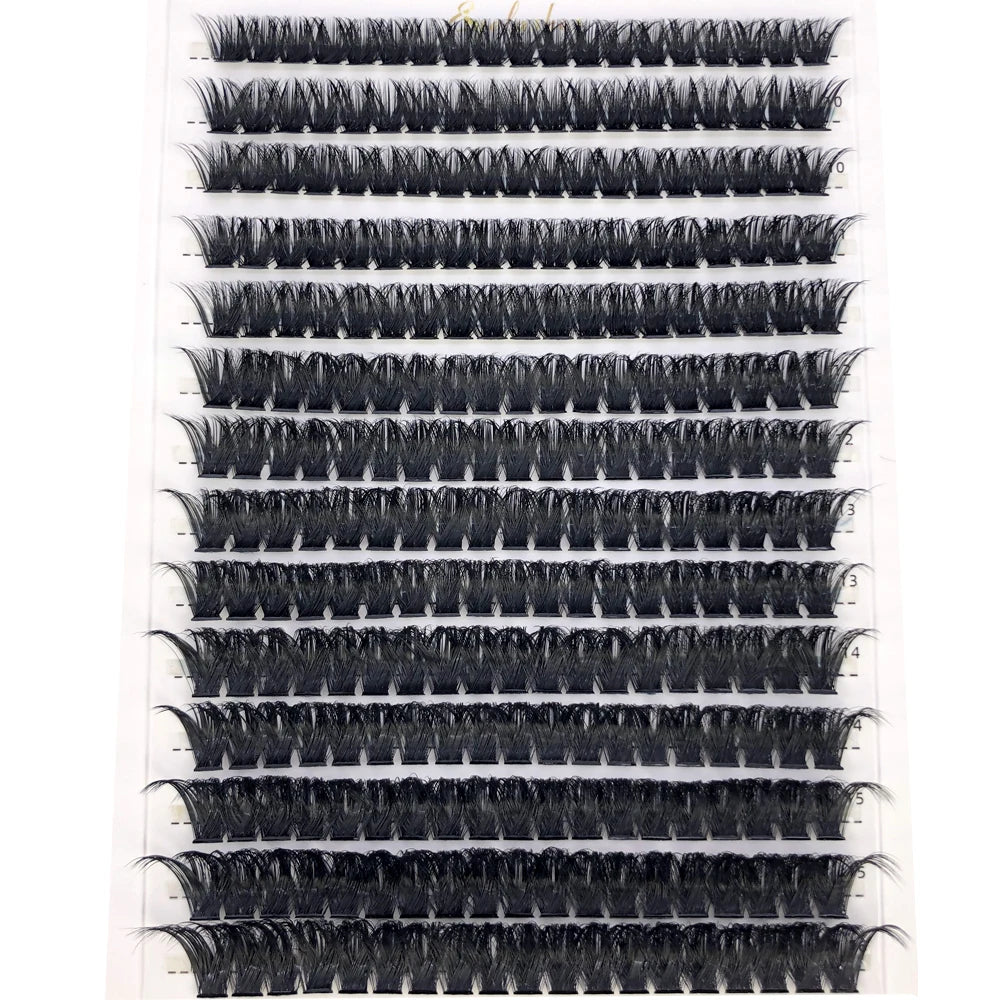 AMSDCN 100/280 clusters 30D 40D 60D 80D curly eyelashes naturally soft DIY makeup false eyelashes