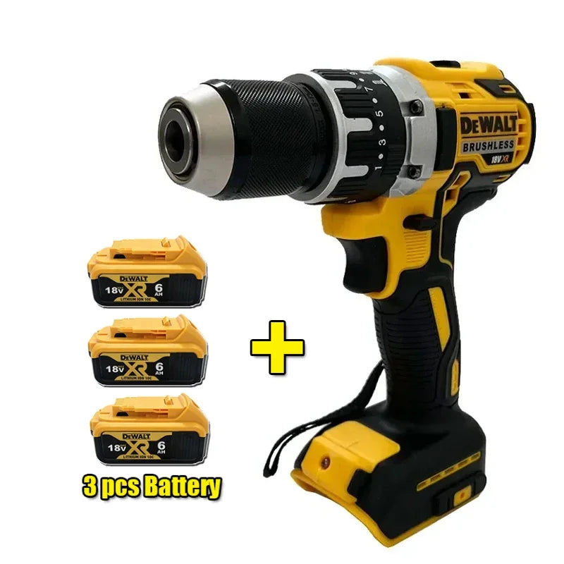 Dewalt DCD796 Cordless Brushless Impact Drill Brushless Drill Multifunctional Rechargeable Portable 18V Battery Power Tools