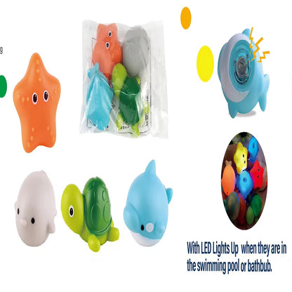 Children Bath Toys Indoor And Outdoor Swimming Pool Beach Parent-child Interactive Catch Fish Game Toys Water Floating Fish Toys