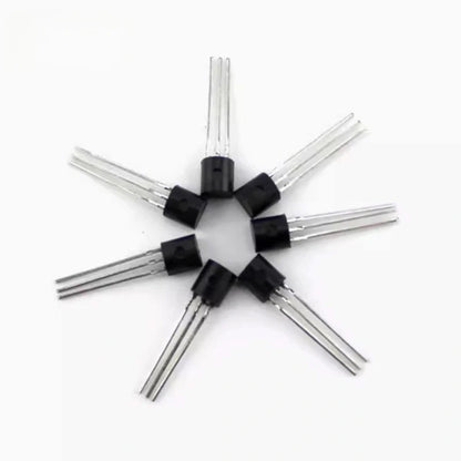 【xxx】50/100Pcs Directly Inserted Transistor Set 2N2222 TO92 NPN 30v 800MA Transistors Electronic Kit DIY Accessories[S14]