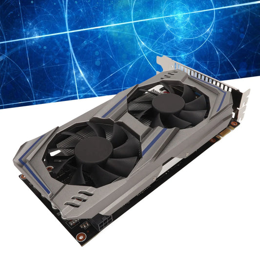 Graphics Card 128BIT GDDR5 PCI Express2.0 Double Fan Desktop PC Computer Discrete Gaming Graphics Card Double Fan Graphics Card