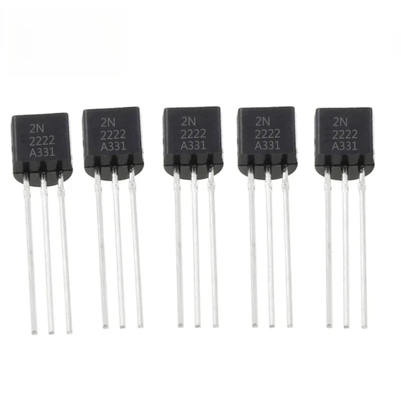 50/100PCS 2N2222 2N2222A TO-92 Transistor Kit TO92 30V 800MA NPN Transistors Electronic Kits New Original