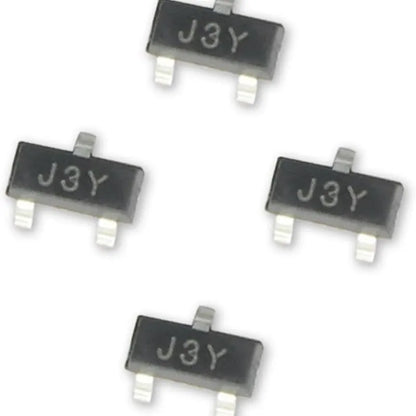 50PCS SMD Transistor Assortment Kit (S8050/S8550/SS8050/SS8550/S9012-S9018) SOT-23 Packagefor DIY Electronics, Arduino,Raspberry