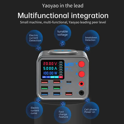 8-port Multifunction Charger for Mobile Phonewith Short Circuit Repair Function Smart Wireless Fast Charging Tool
