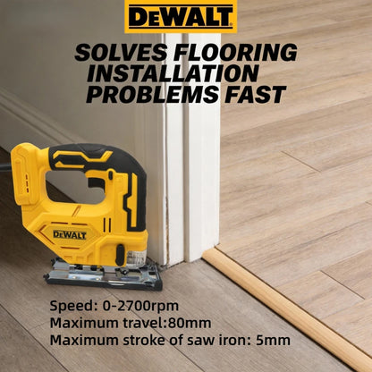 DewaltBrushless Curve Saw 20V Cordless Electric Jig Saw Portable Multifunction Adjustable Woodworking Power Tool（only machine）