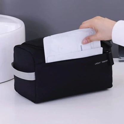 3-in-1 Travel Toiletry Bag Oxford Cloth Lightweight Waterproof Shaving Bag Handheld Makeup Bag Makeup Organizer Business