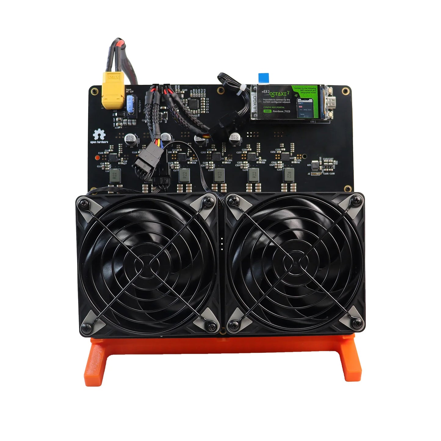 NerdOCTAxe Rev3.1 12TH/s Bitcoin Miner 200W BM1370 ASIC Chip SHA-256 BTC Solo Miner Open Source Home Mining Machine