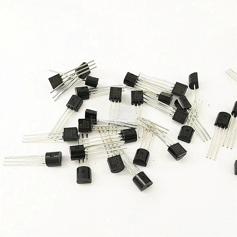 【xxx】50/100Pcs Directly Inserted Transistor Set 2N2222 TO92 NPN 30v 800MA Transistors Electronic Kit DIY Accessories[S14]