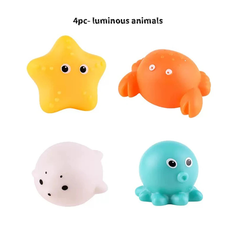Children Bath Toys Indoor And Outdoor Swimming Pool Beach Parent-child Interactive Catch Fish Game Toys Water Floating Fish Toys