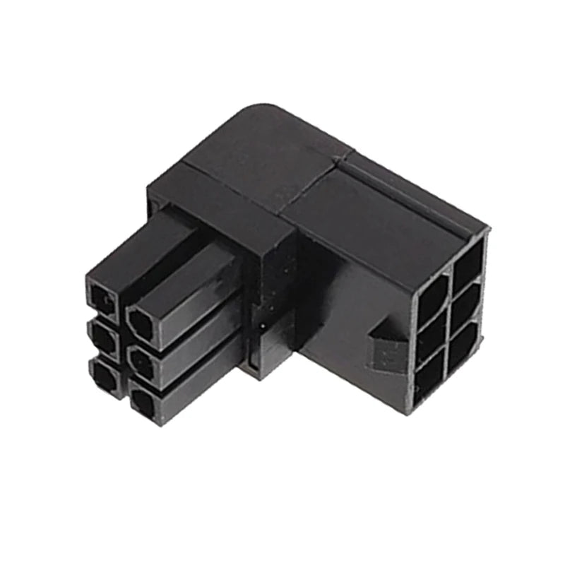 Highly Accuracy 90° Graphics Card Elbow 90Degree Angle 6pin Connectors Graphics Card Elbow Positive Direction Connectors