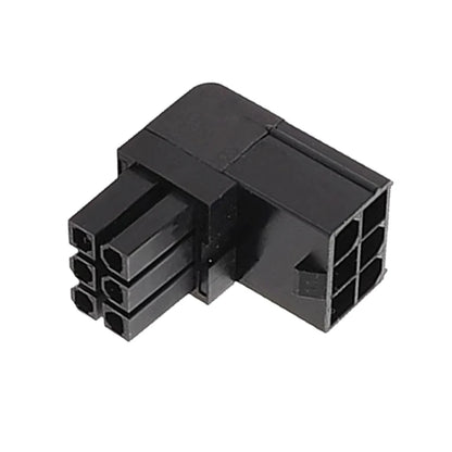 Highly Accuracy 90° Graphics Card Elbow 90Degree Angle 6pin Connectors Graphics Card Elbow Positive Direction Connectors