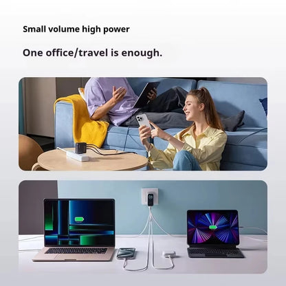 Brand New Anker Zolo 140W GaN Charger AI Display Screen Four-Port Fast Charge Mobile Phone Chargers Portable Phone Power Adaptor