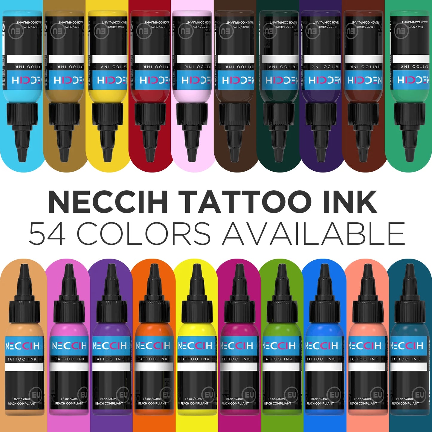 30ML Tattoo Ink - Professional Tattoo Ink Long Lasting Color Tattoo Pigment Makeup Works for Practice Tattoo Supplies