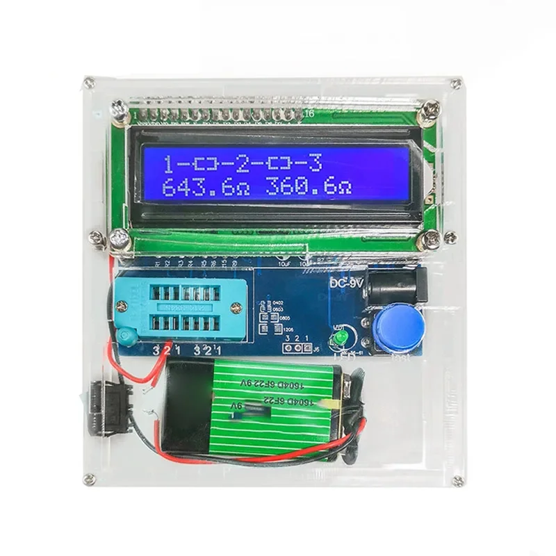 Transistor Tester DIY Kit Can Replace A Multimeter For Electronic Measurements Such As Resistance And Inductance-AT64