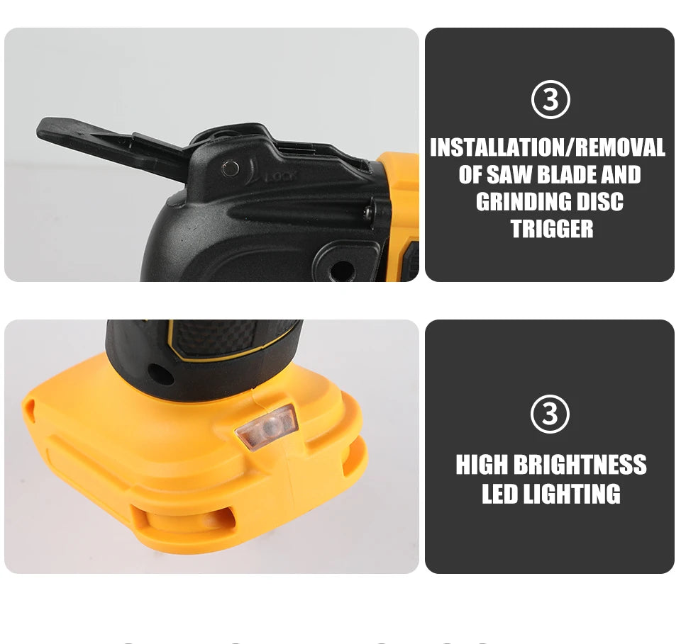 DEWALT Multi Tool 20V Battery Electric Saw Trimmer Oscillating Tool For Cutting Scraping Sanding Power Tool