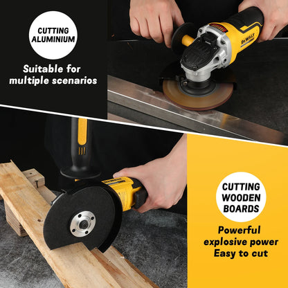 DEWALT 20V Cordless  Angle Grinder Cutting Machine Grinding Polishing Machine Electric Diamond Cutting Grinder Power Tools