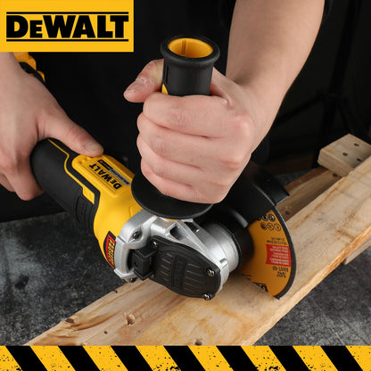 DEWALT 20V Cordless Brushless Angle Grinder,125mm 10000rpm 680W, Safety Lock & Dust Exhaust for Metal Wood Tile Cutting Grinding
