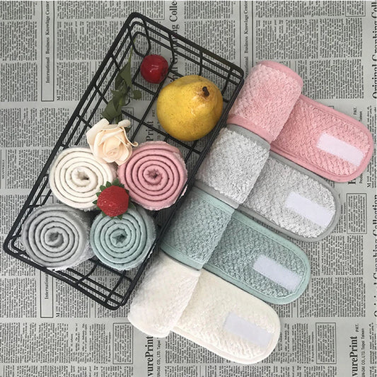 Adjustable Makeup Headband Soft Fleece Face Wash Towel Bath Spa Facial Hairband Skincare Beauty Head Wrap Accessory