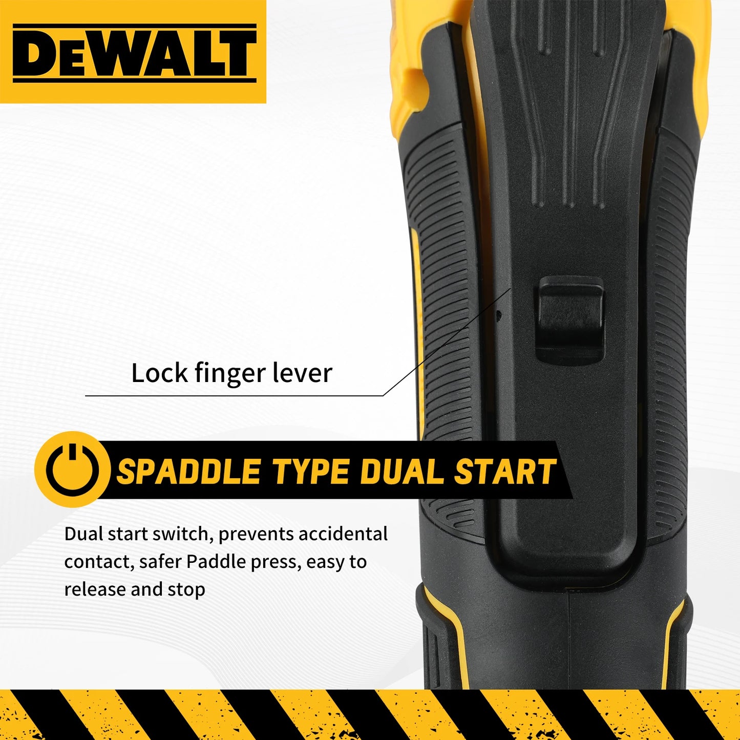 DEWALT 20V Cordless Brushless Angle Grinder,125mm 10000rpm 680W, Safety Lock & Dust Exhaust for Metal Wood Tile Cutting Grinding