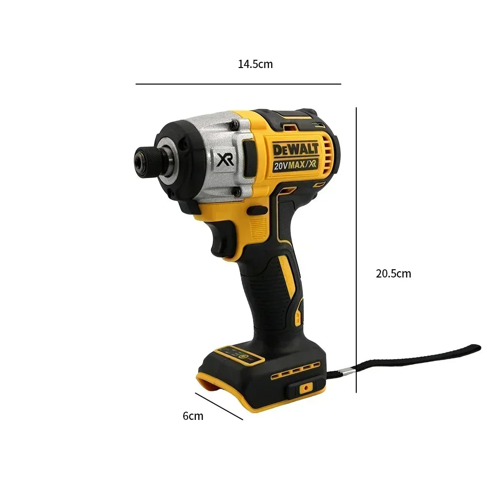 Dewalt DCD887 Electric Impact Driver Drill 18V 20V Battery Speed Brushless Motor Electric Screwdriver For Power Tools