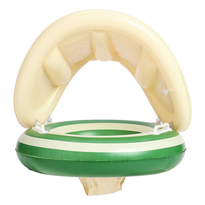Baby Swimming Ring Inflatable Swim Ring with Detachable Sunshade Toddlers Pool Float Beach Water  for Summer Pool Party