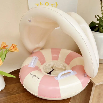 Rooxin Pool Float Swim Ring Tube Inflatable Swimming Seat Floating Ring Swimming Circle Beach Water Play Equipment