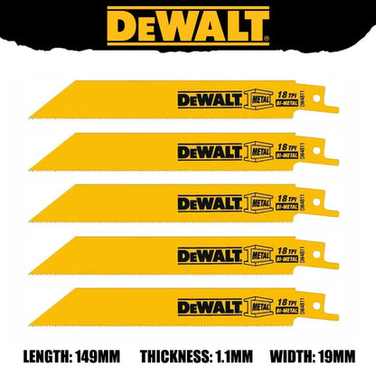 DEWALT Original Bi-Metal Reciprocating Saw Blades Sturdy Durable Tools Accessories DW4808 DW4802 DW4812 DW4813 DWA4186