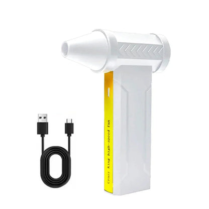 800000 RPM Brushless 10000mAh Motor Electric Air Blower  High-Speed Turbo Violent Fan Rechargeable Powerful Dust Blower