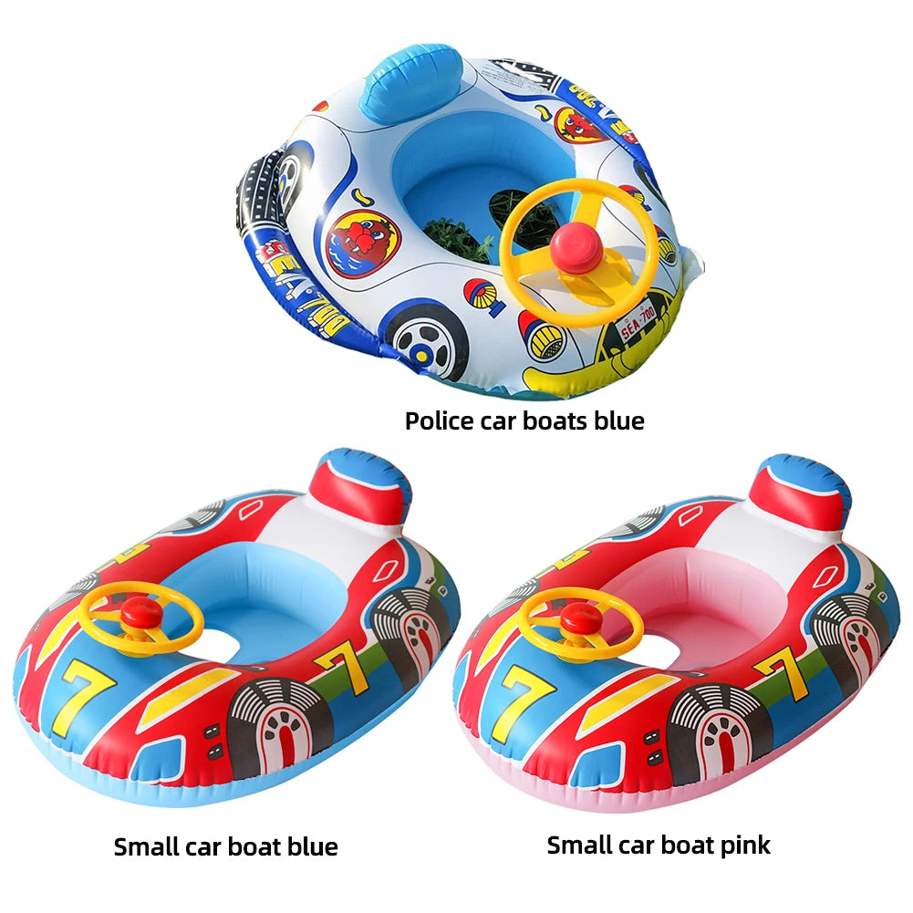 Baby Swimming Pool Float for Kids Child Pool Toys Inflatable Pool Swimming Float Car Air Mattress Beach Party Pool Accessories