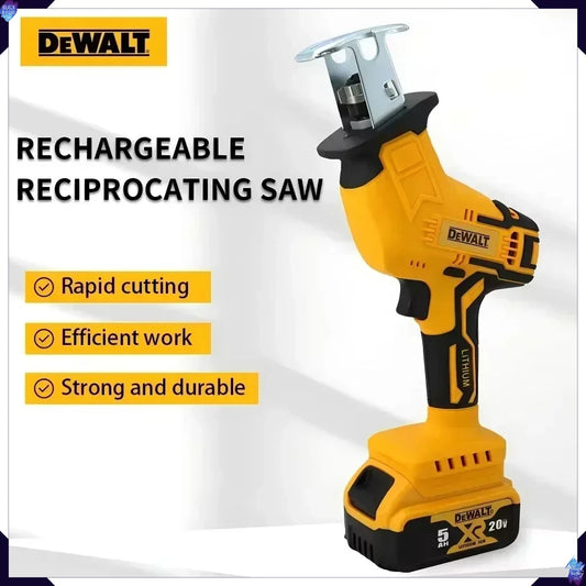 Dewalt 2800RPM  Brushless Reciprocating Saw Electric Saw Multifunctional Metal Wood Pipe Cutting Saw Power Tool