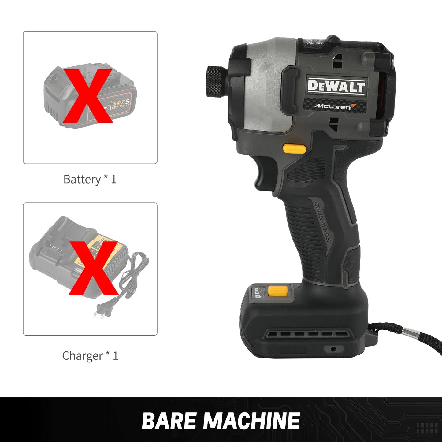 DEWALT DCF85M Impact Driver Electric Driver 20V Brushless Cordless 3800RPM screwdrivers High Torque tools Power Tools