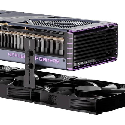 Computer Graphics Card Holder Chassis Fan Support Fixed Metal Bracket 6-96mm Adjustable GPU Holder
