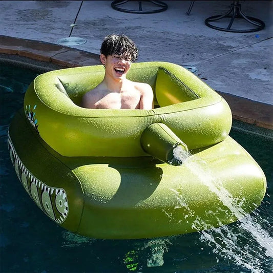 Outdoor Pool Swimming Circle PVC Inflatable Water Spray Tank Water Inflatable Floating Drainage Water Spray Interactive Toy