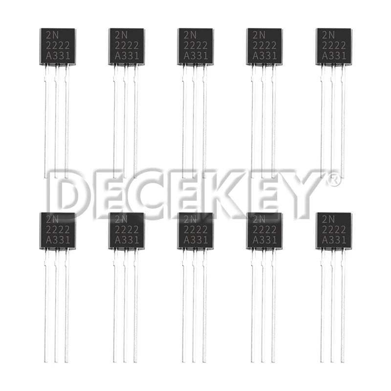 50/100PCS Transistor Kit 2N2222 TO92 NPN 30v 800MA Transistors Electronic kit