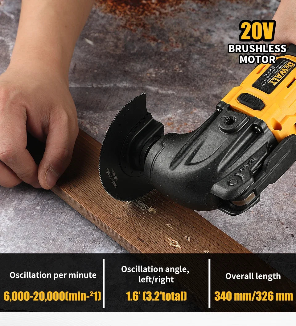 DEWALT 18V Brushless Oscillating Tool, Universal Treasure Design for Cutting Polishing Shovel Cleaning Multifunctional Work