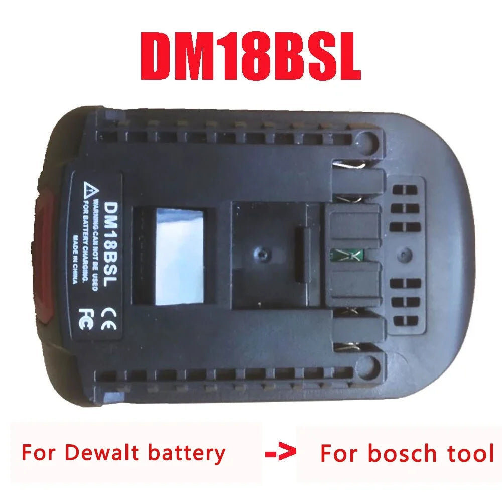 Power Tool Adapter DM18M MT20BSL Converter For Bosch For BlackDecker 18V Li-ion Battery for Makita/Milwaukee/Dewalt Tools