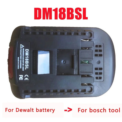 Power Tool Adapter DM18M MT20BSL Converter For Bosch For BlackDecker 18V Li-ion Battery for Makita/Milwaukee/Dewalt Tools