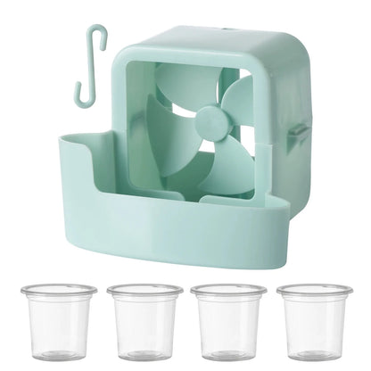 Hot Weather Fan Cooler Add Ice Cool Floor Fans Blow Cold Wind Household Hanging Ice Cooling Device Summer Small Air Conditioner