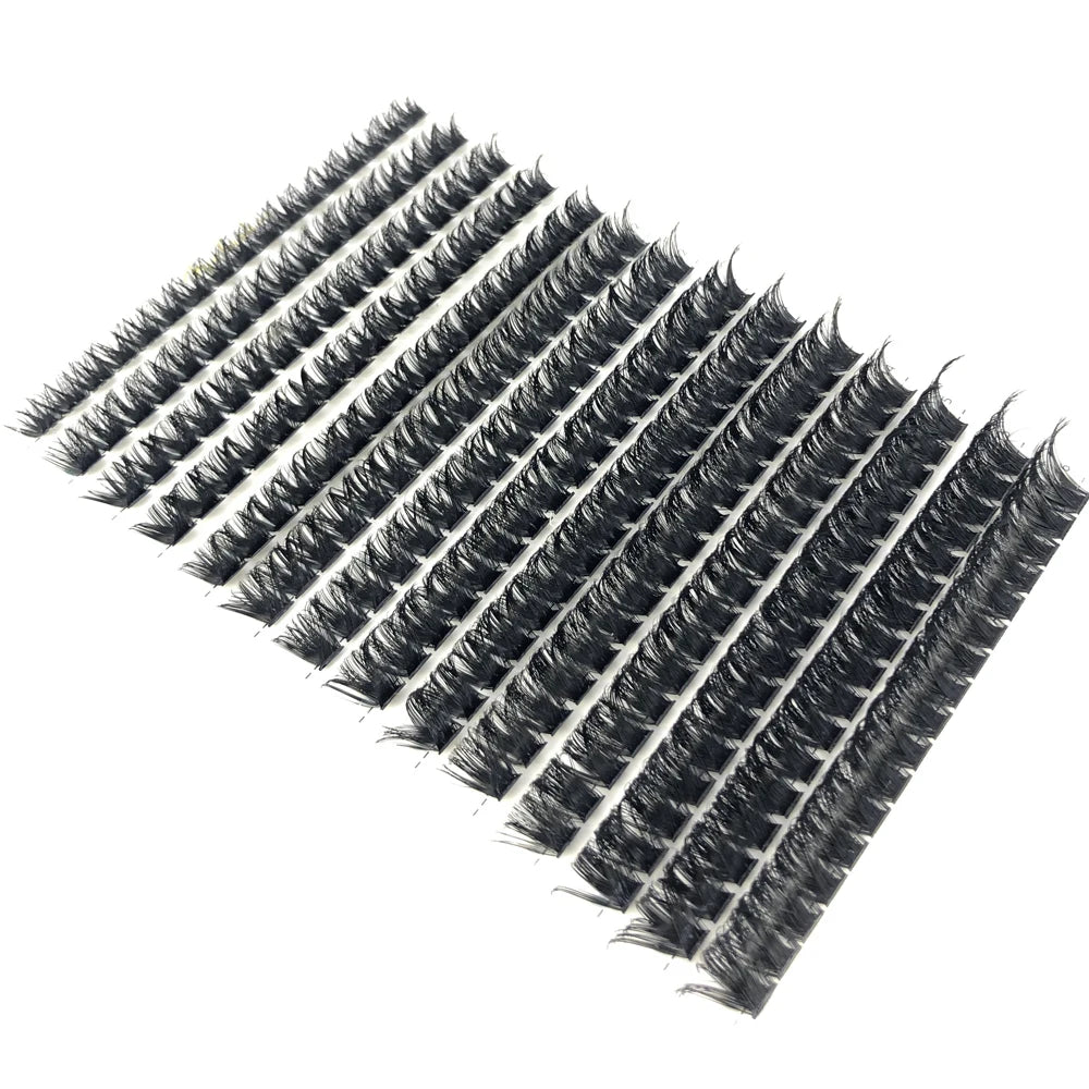 AMSDCN 100/280 clusters 30D 40D 60D 80D curly eyelashes naturally soft DIY makeup false eyelashes