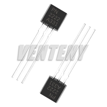 50/100PCS Transistor Kit 2N2222 TO92 NPN 30v 800MA Transistors Electronic kit