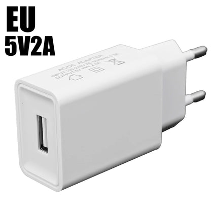 5V 2A QC3.0 Quick Charging Mobile Phone Chargers USB High-speed Wall Charger Adapter for iPhone Samsung Xiaomi EU/US Plug