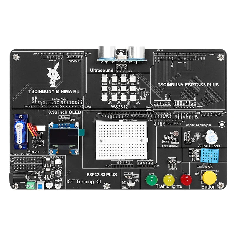 Tscinbuny Complete Kit for Arduino Programmable IoT Development ESP32 S3 PLUS Starter Kit Professional Educational Kit