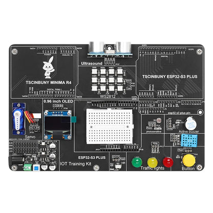 Tscinbuny Complete Kit for Arduino Programmable IoT Development ESP32 S3 PLUS Starter Kit Professional Educational Kit