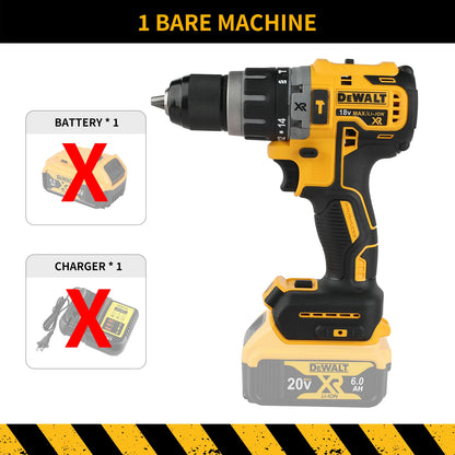 Dewalt 2000RPM Cordless Electric Drill Brushless Driver Adjustable Speed Impact Hand Drill Rechargeable Power Tools DCD796