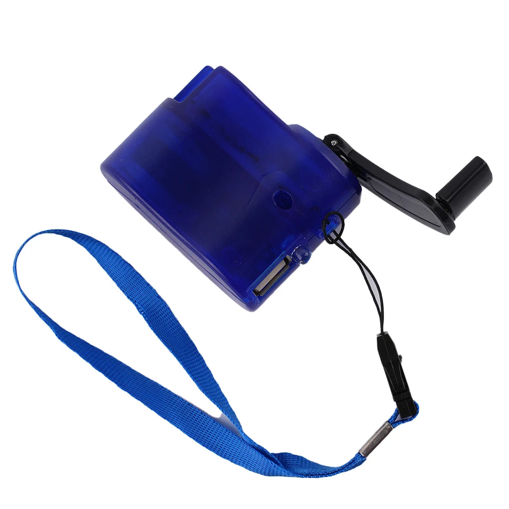 5.5V Hand Crank Phone Charger (USB Cable Not Included)Generator Manual Dynamo Mobile Charge Electric Equipment Parts Tools
