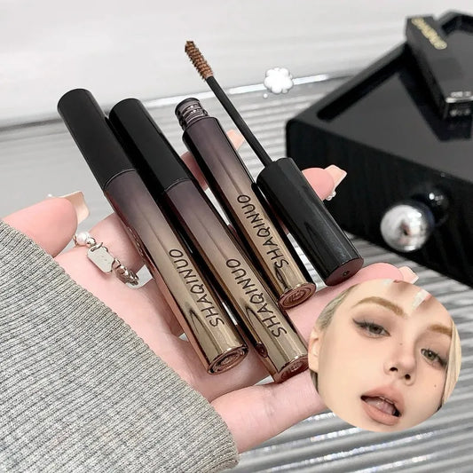 Natural Dyeing Eyebrow Cream Waterproof Berry Pink Brown Tint Eyebrow Mascara Eyes Makeup Long-lasting Brow Enhacer Gel Cosmetic