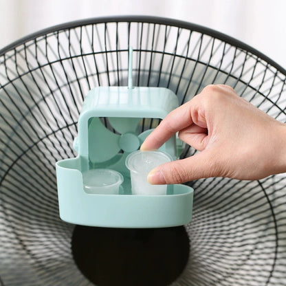 Hot Weather Fan Cooler Add Ice Cool Floor Fans Blow Cold Wind Household Hanging Ice Cooling Device Summer Small Air Conditioner